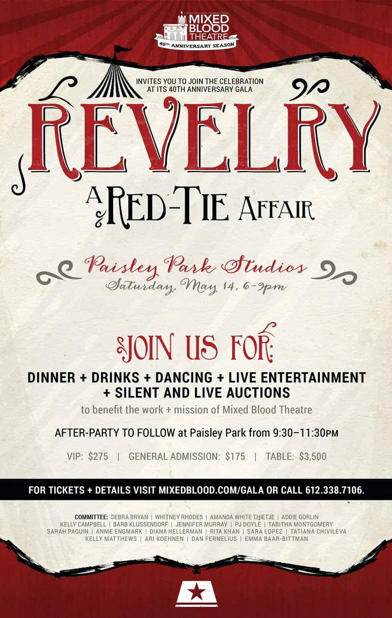 Revelry - Mixed Blood Theater 40th Anniversary Party