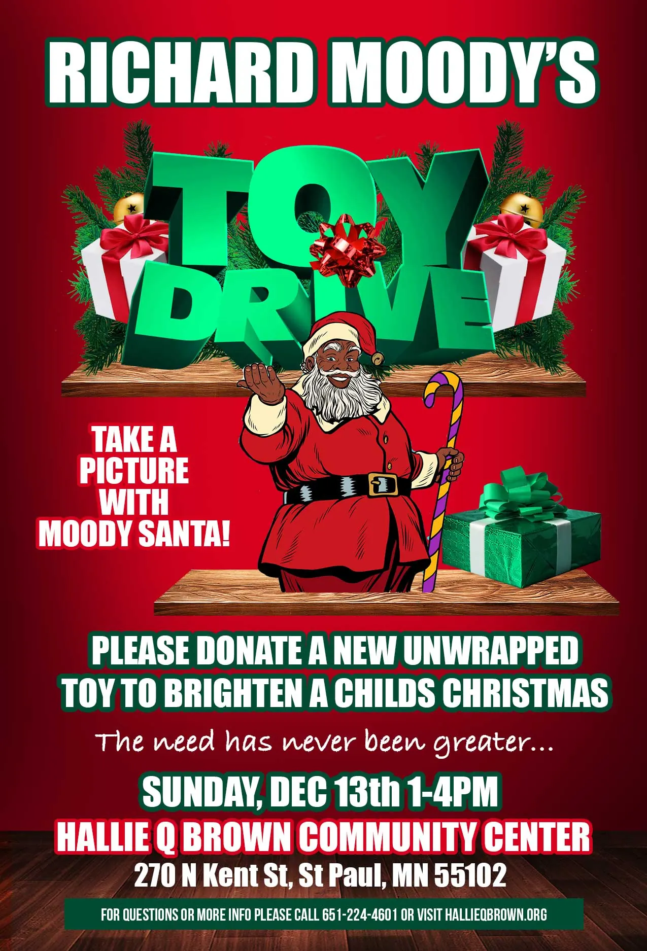 Richard Moody Holiday Toy Drive 2020