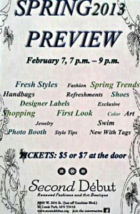 Spring Preview Flier
